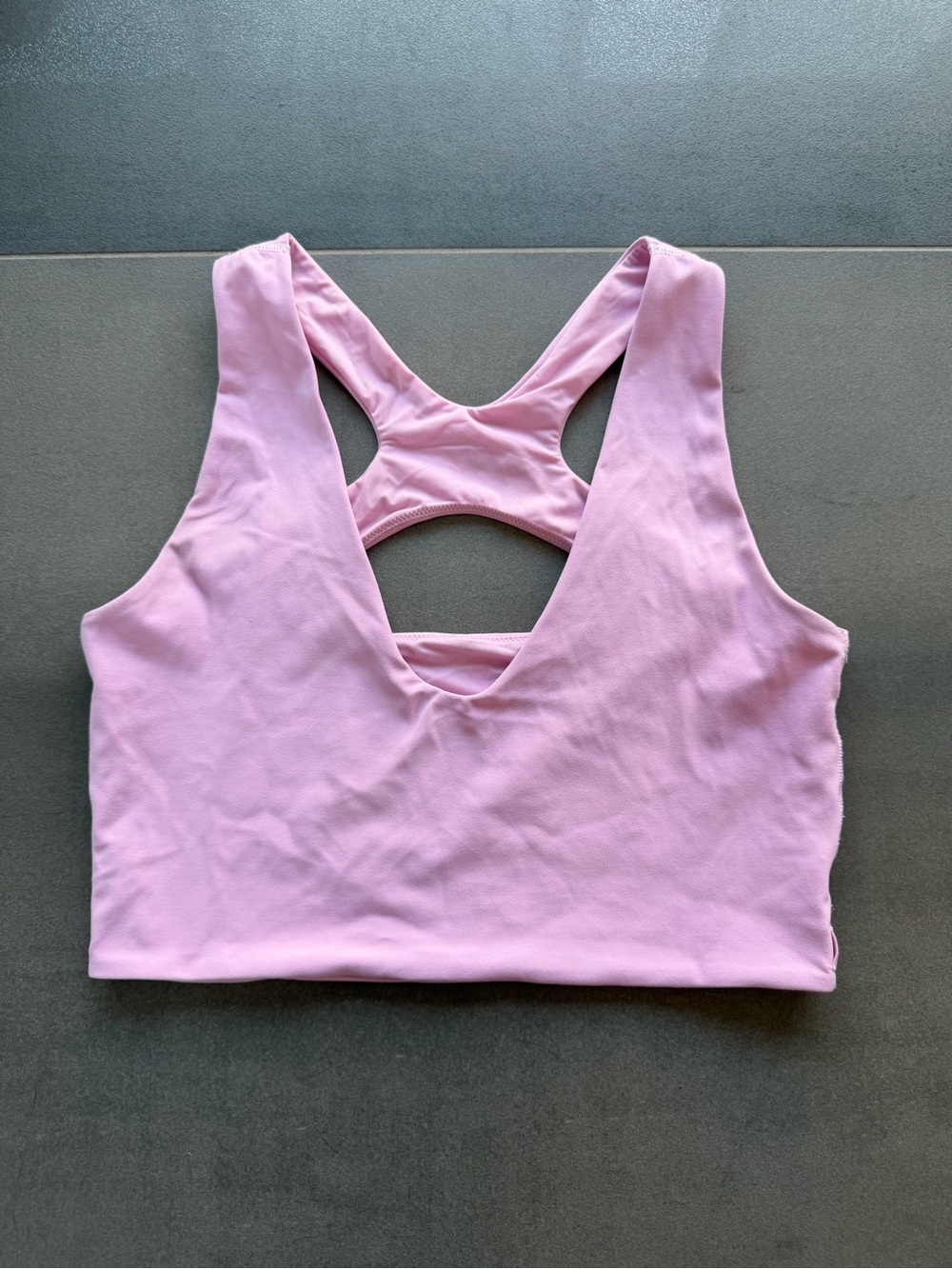 lululemon athletica Scoop & Cross Crop Bra in Light Pink